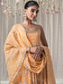 Kesariya Anarkali with Kesariya Pants